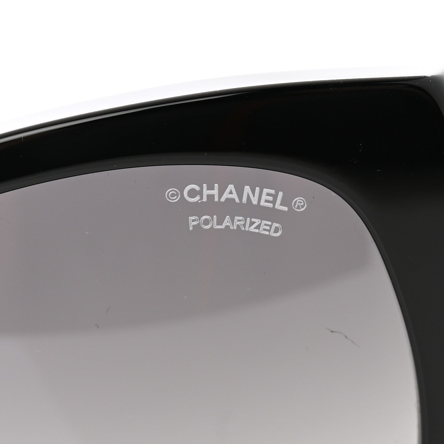 Chanel Acetate Square CC Heart Sunglasses 5519 Black 7 of 9