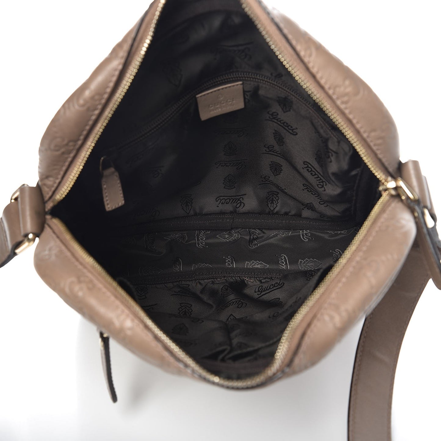 Guccissima Medium Messenger Taupe