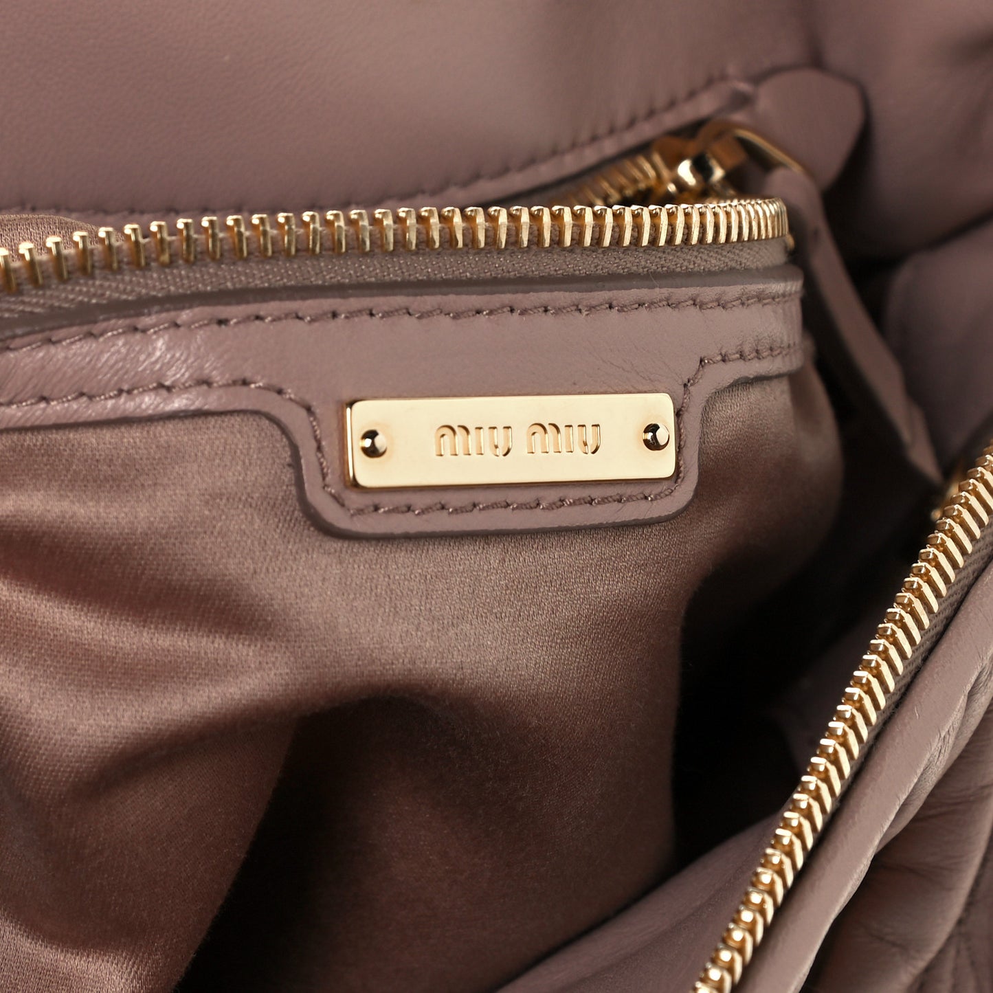 Nappa Matelasse Tote Mughetto