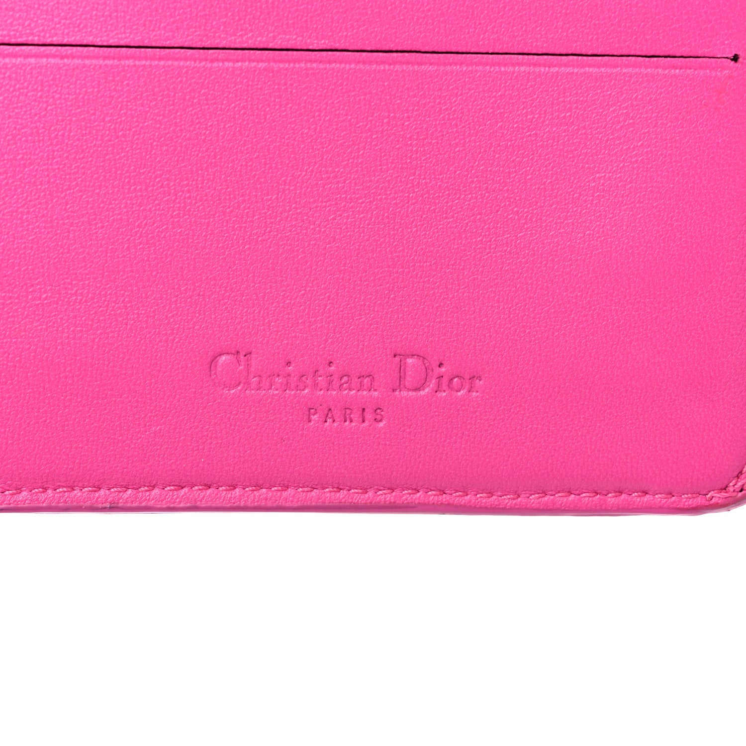 Christian Dior Lambskin Cannage Lady Dior Wallet Organizer Rose Sorbet 6 of 10