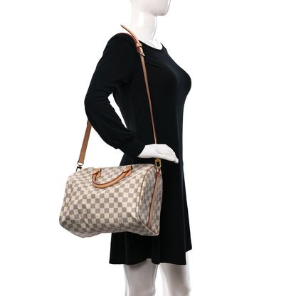 Louis Vuitton Damier Azur Speedy Bandouliere 30 2 of 11