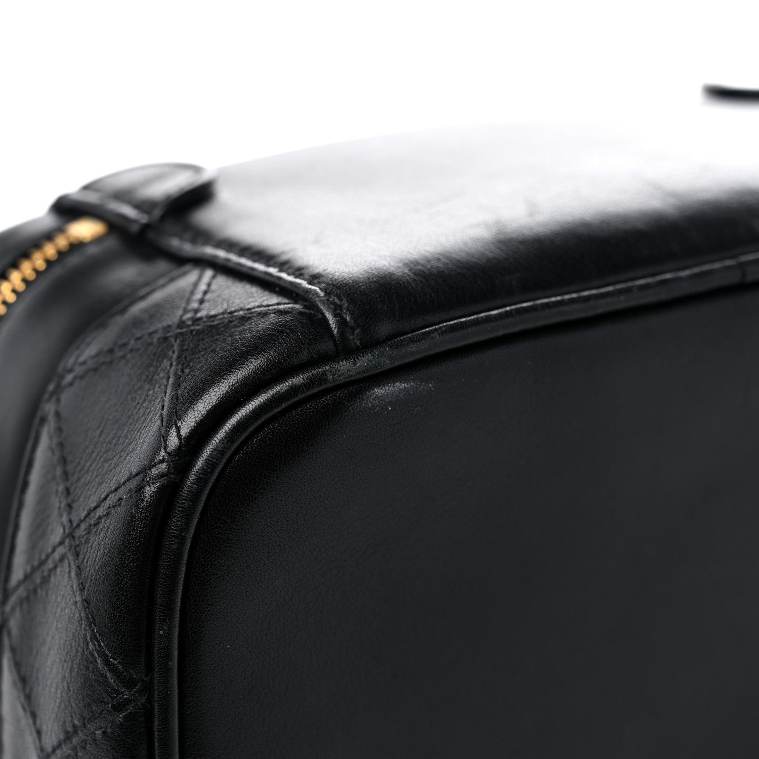 Chanel Lambskin Vanity Cosmetic Case Black 9 of 16