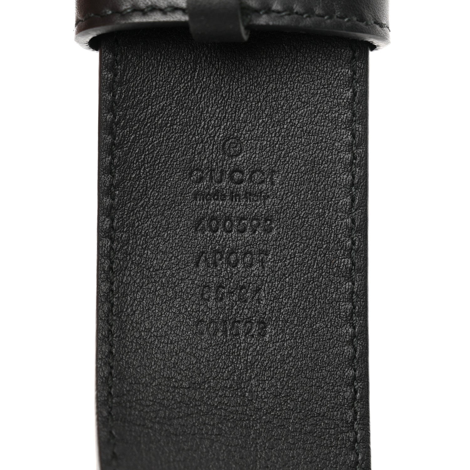 Gucci Calfskin Double G 40mm Belt 85 34 Black 3 of 5