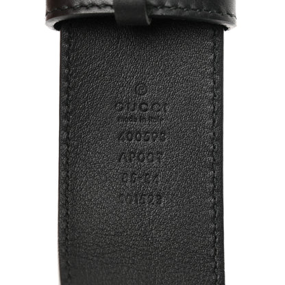 Gucci Calfskin Double G 40mm Belt 85 34 Black 3 of 5