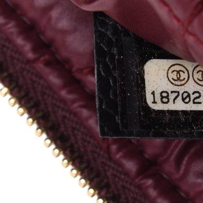 Chanel Caviar Quilted Large Cosmetic Case Black 7 of 7