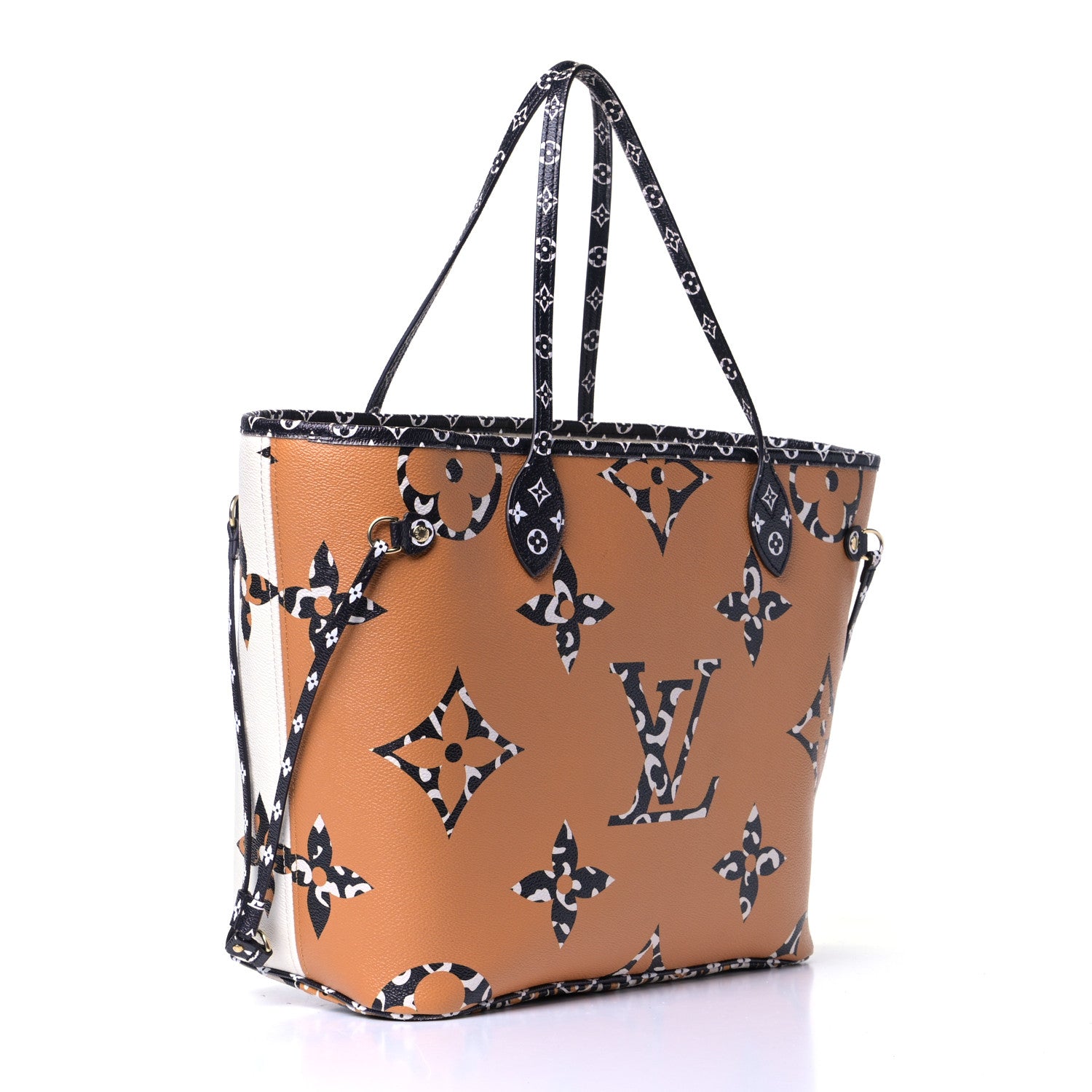 Louis Vuitton Monogram Giant Jungle Neverfull MM Ivory 2 of 6