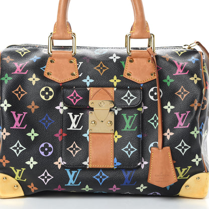Louis Vuitton Monogram Multicolor Speedy 30 Black 8 of 16