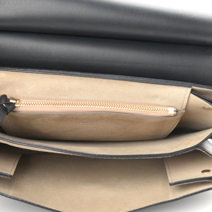 Chloe Suede Calfskin Medium Faye Shoulder Bag Black 5 of 11