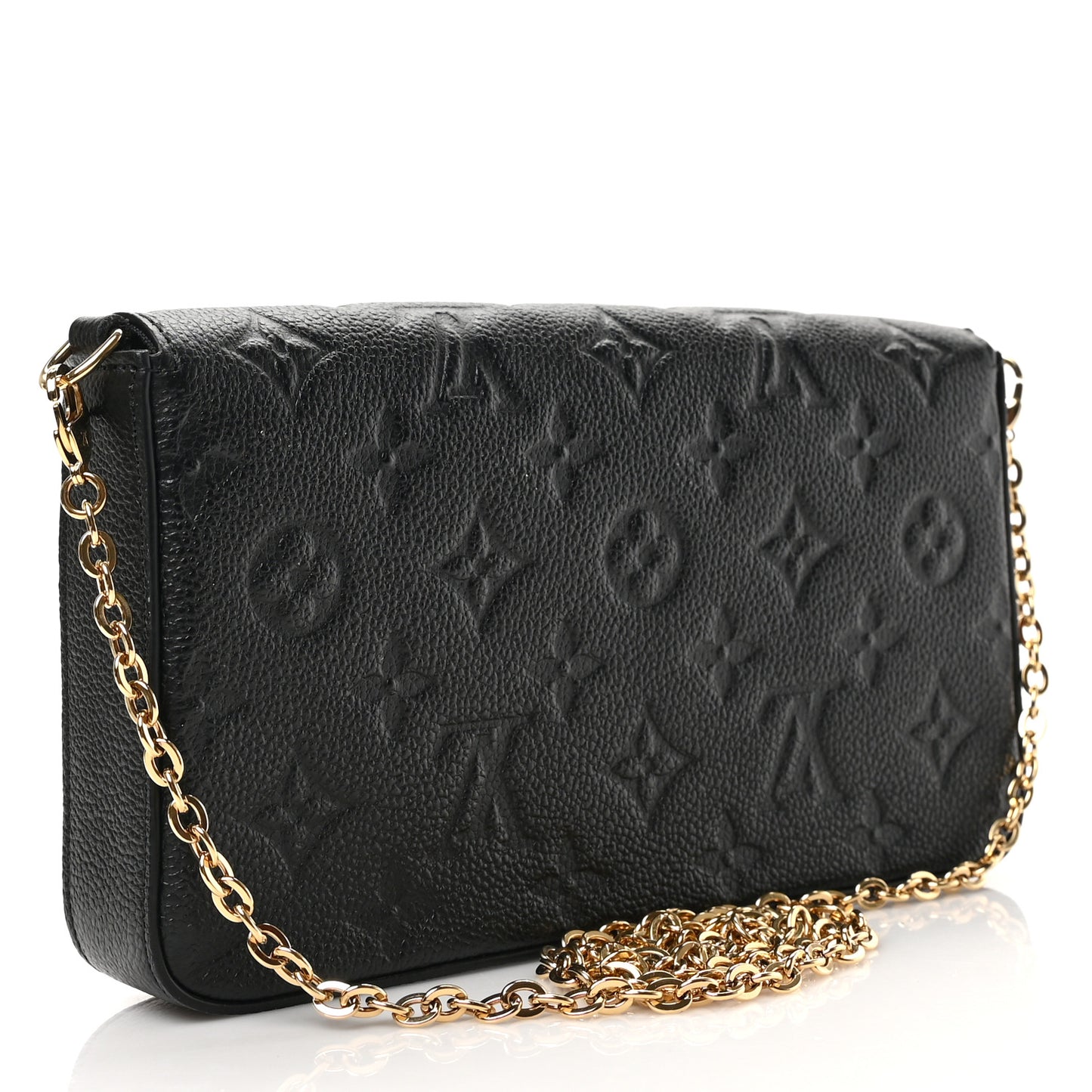 Empreinte Pochette Felicie Chain Wallet Black