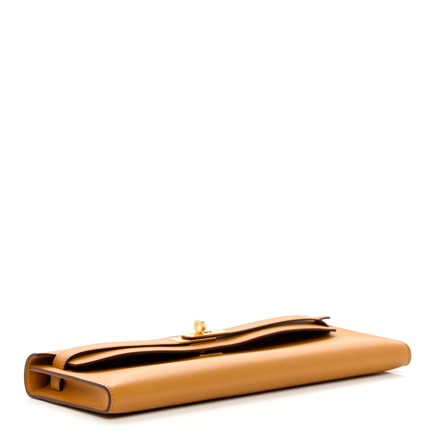 Swift Kelly Cut Clutch Pochette Sesame