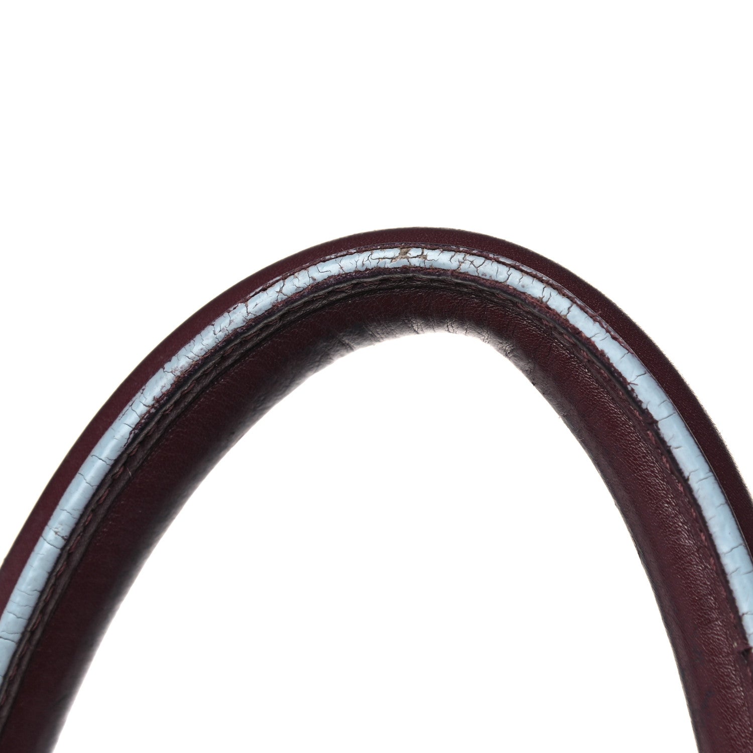 Celine Palmelato Mini Luggage Burgundy Azur Blue 30 of 33