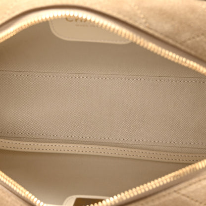 Chanel Suede Calfskin Large Perfect Bowling Bag Dark Beige 5 of 11