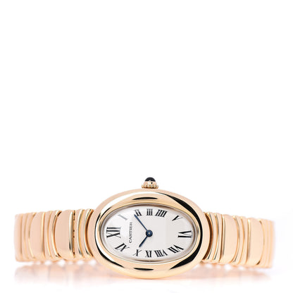 Cartier 18K Yellow Gold 22mm Baignoire Quartz Watch 3 of 5