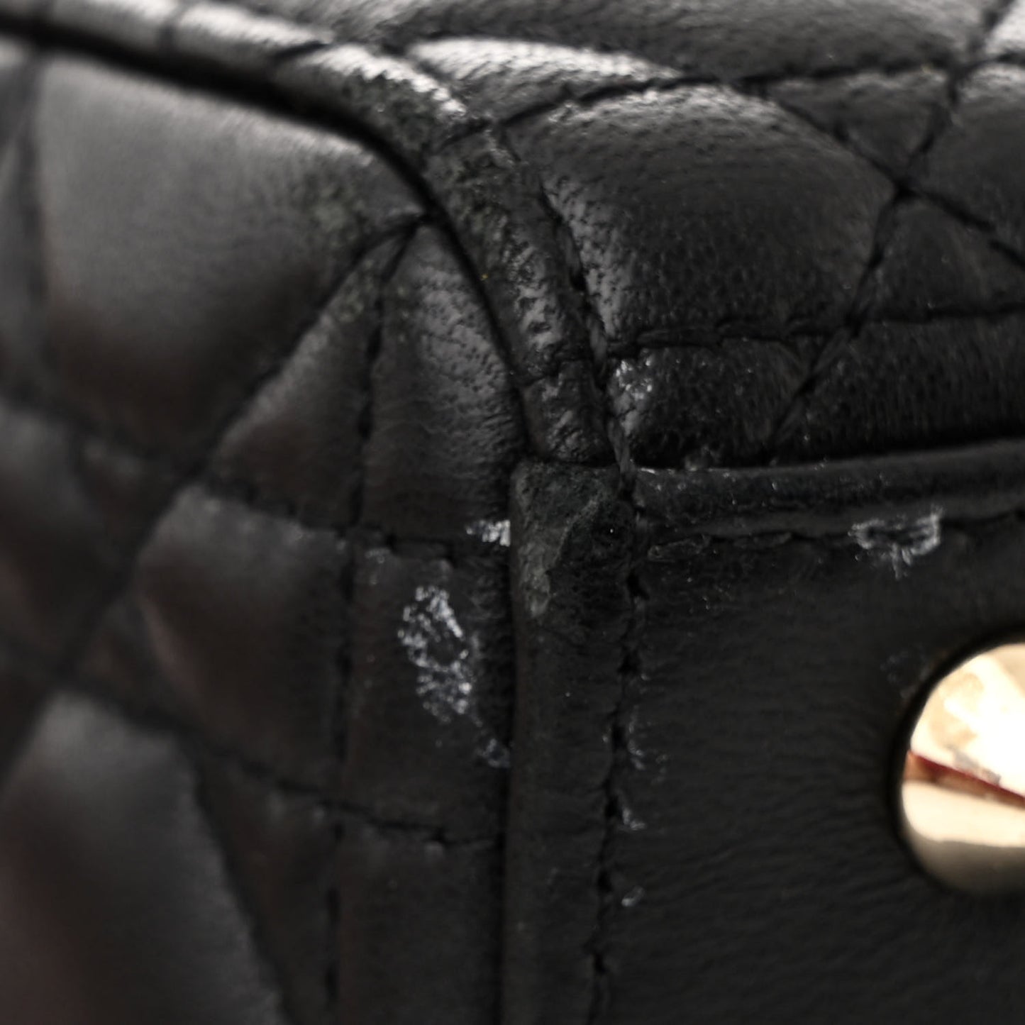 Lambskin Cannage Small My ABCDior Lady Dior Black