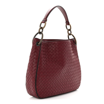 Bottega Veneta Nappa Intrecciato Small Loop Bordeaux 4 of 11