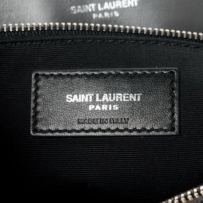 Saint Laurent Calfskin Y Quilted Monogram Large Loulou Chain Satchel Earth 7 of 14