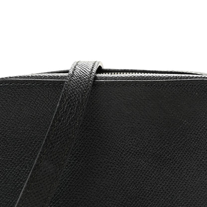 Balenciaga Signature Grained Calfskin Logo XS Ville Camera Bag Black White 7 of 9