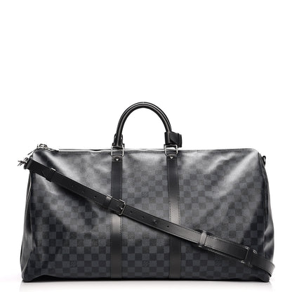Louis Vuitton Damier Cobalt Keepall Bandouliere 55 3 of 13