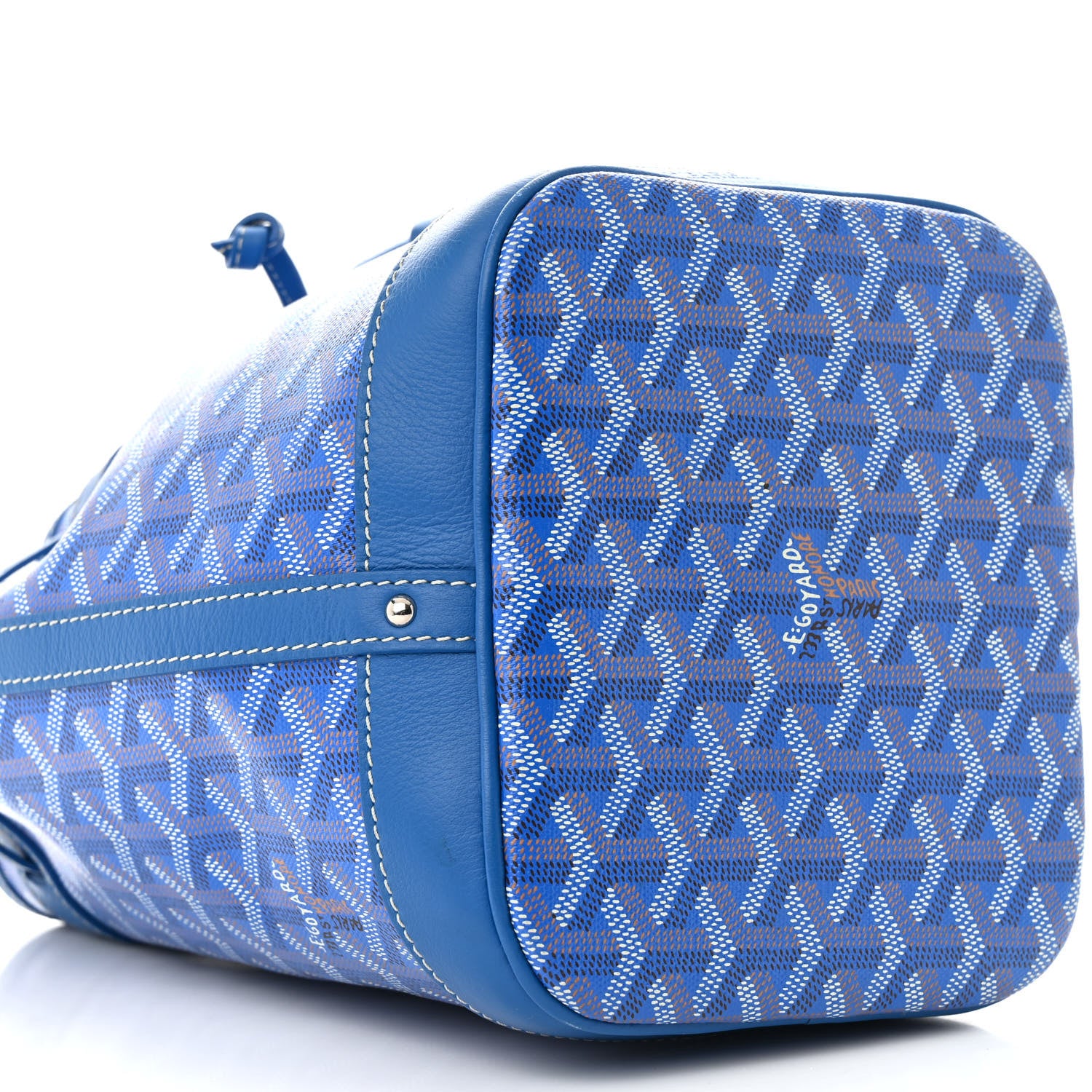 Goyard Goyardine Petit Flot Bucket Bag PM Sky Morning 8 of 11