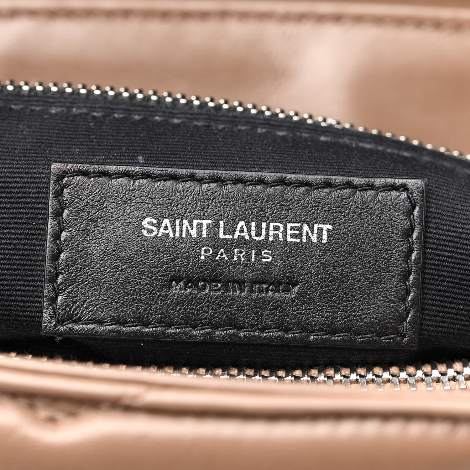 Saint Laurent Calfskin Y Quilted Monogram Medium Loulou Chain Satchel Taupe 6 of 10
