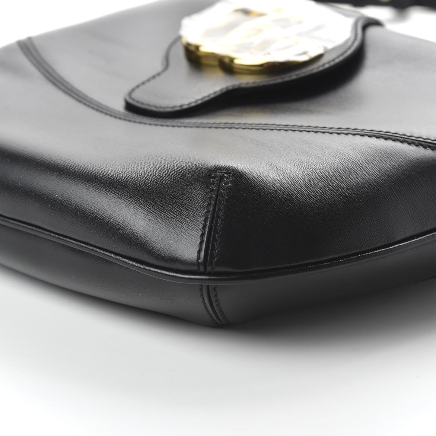 Calfskin Medium Arli Shoulder Bag Black