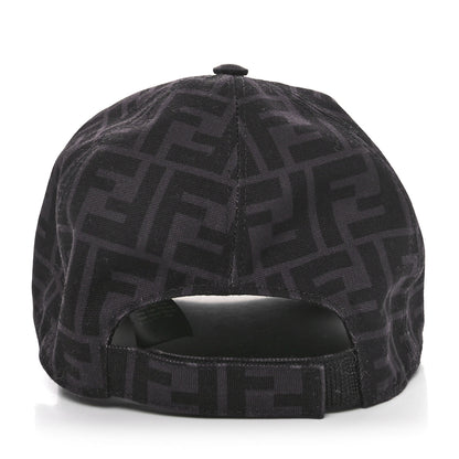 Fendi Canvas FF Reloaded Baseball Hat Black White 6 of 8