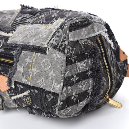 Louis Vuitton Denim Patchwork Speedy 30 Grey 11 of 12