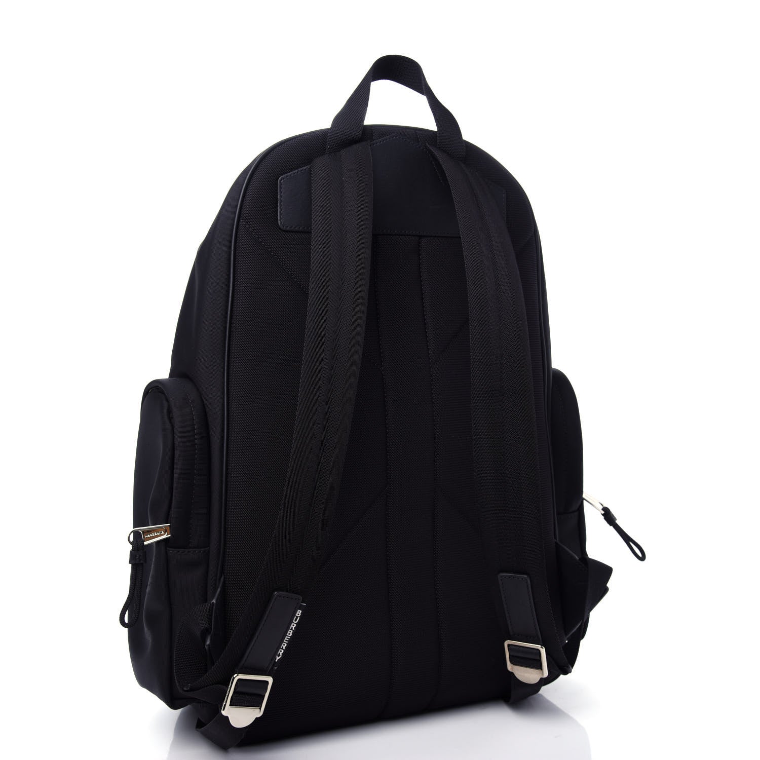 Burberry Canvas Vintage Check Large Nevis Backpack Black 3 of 10