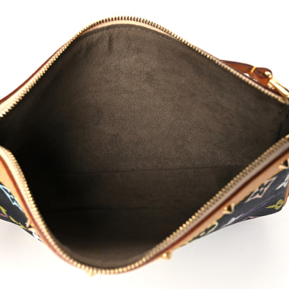 Louis Vuitton Monogram Multicolor Pochette Accessories Black 5 of 9