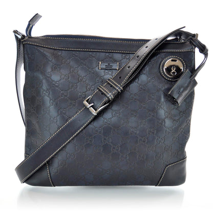 Gucci Guccissima Messenger Navy 1 of 9