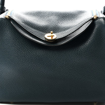 Hermes Taurillon Clemence Lindy 30 Vert Cypress 8 of 11