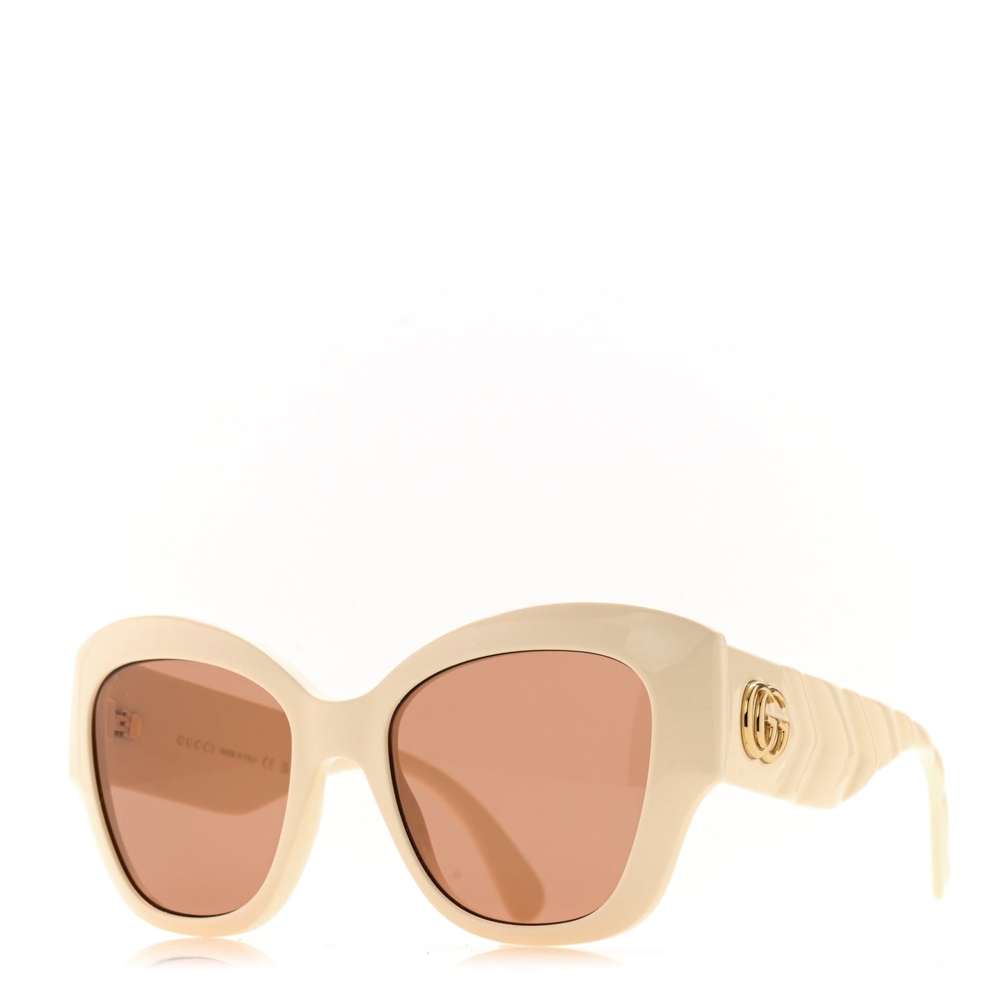 Acetate GG Butterfly Sunglasses GG0808S Ivory
