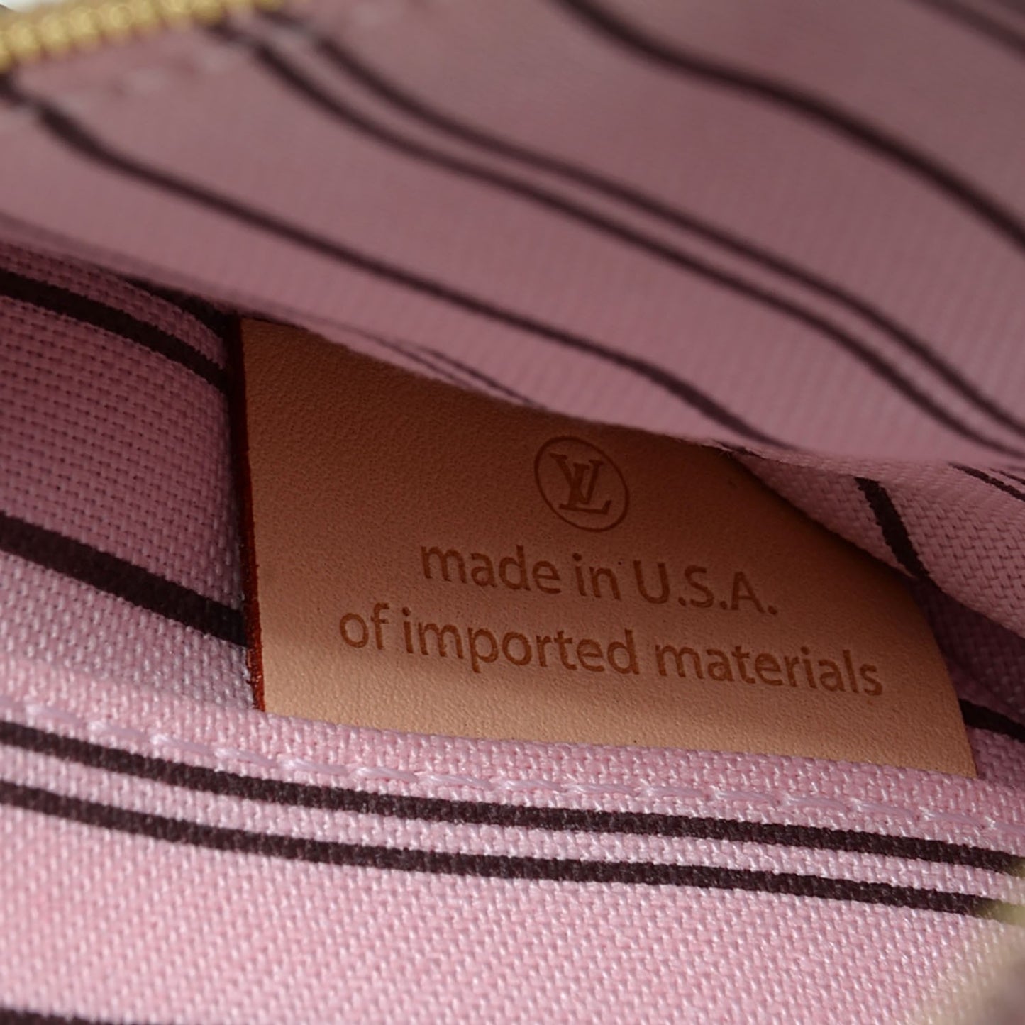 Monogram Neverfull MM GM Pochette Rose Ballerine