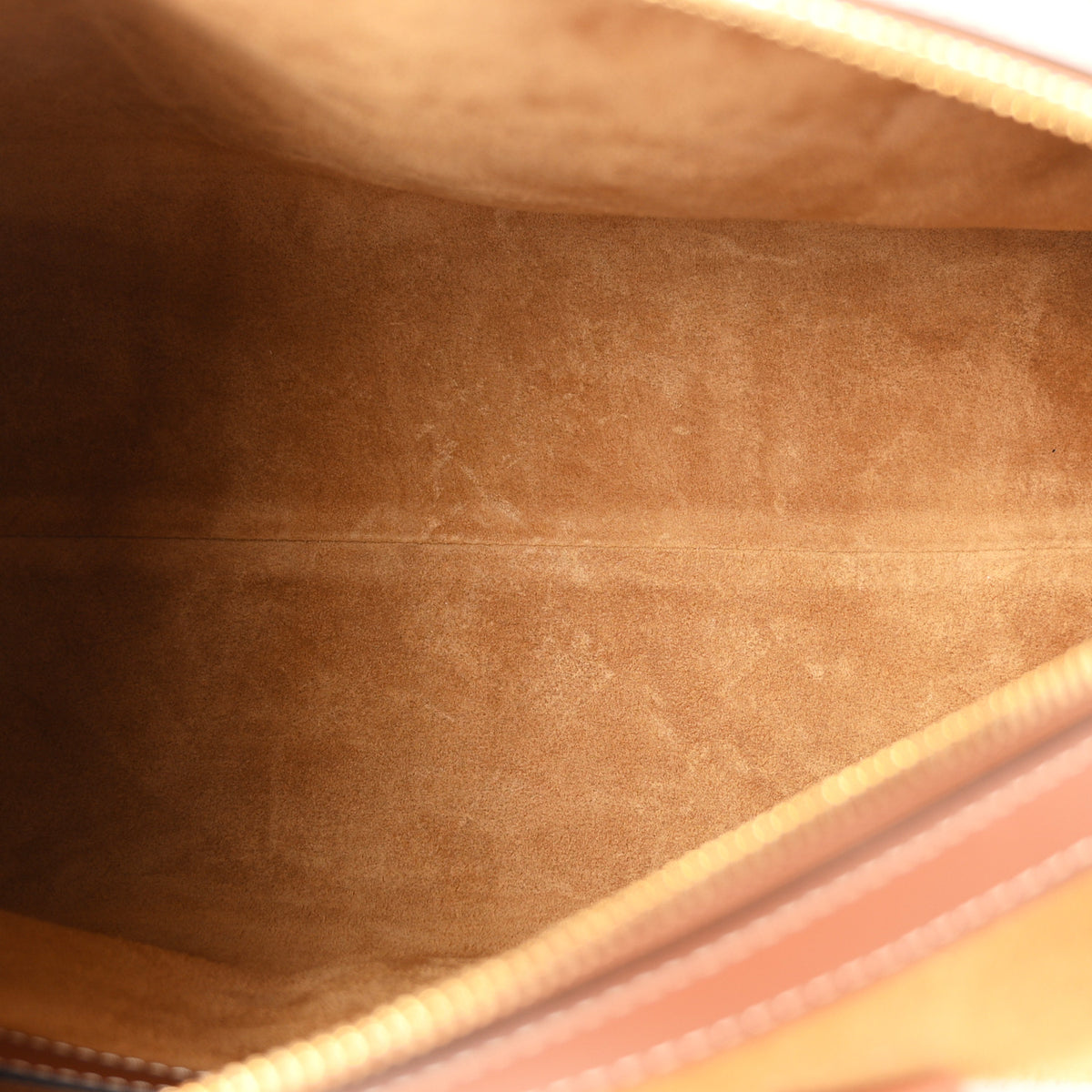 Celine Waxed Suede Calfskin Large Boston Bag Tobacco 5 of 11
