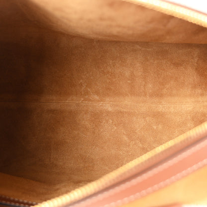 Celine Waxed Suede Calfskin Large Boston Bag Tobacco 5 of 11
