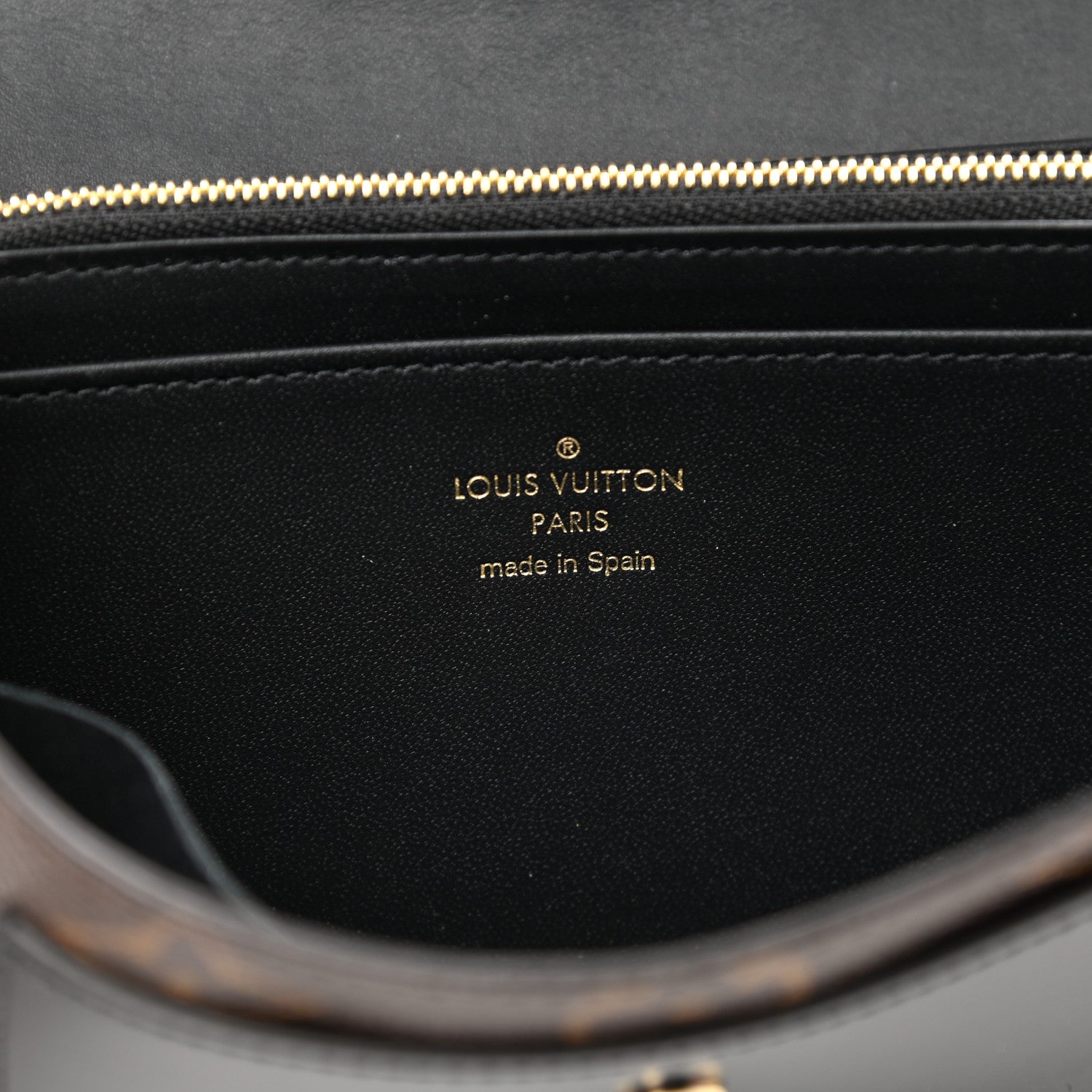 Louis Vuitton Monogram Flower Lock Long Wallet Black 6 of 10