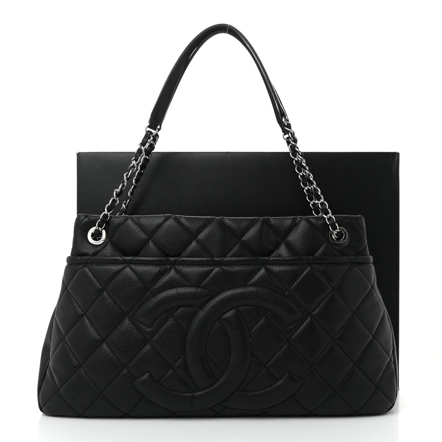 Chanel Caviar Quilted Timeless CC Soft Tote Black 11 of 11