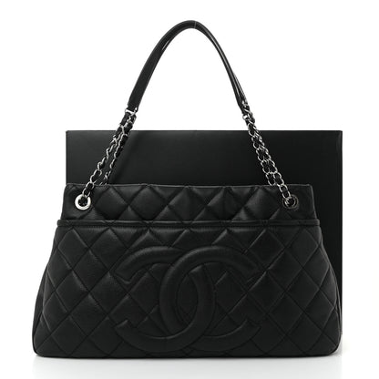 Chanel Caviar Quilted Timeless CC Soft Tote Black 11 of 11