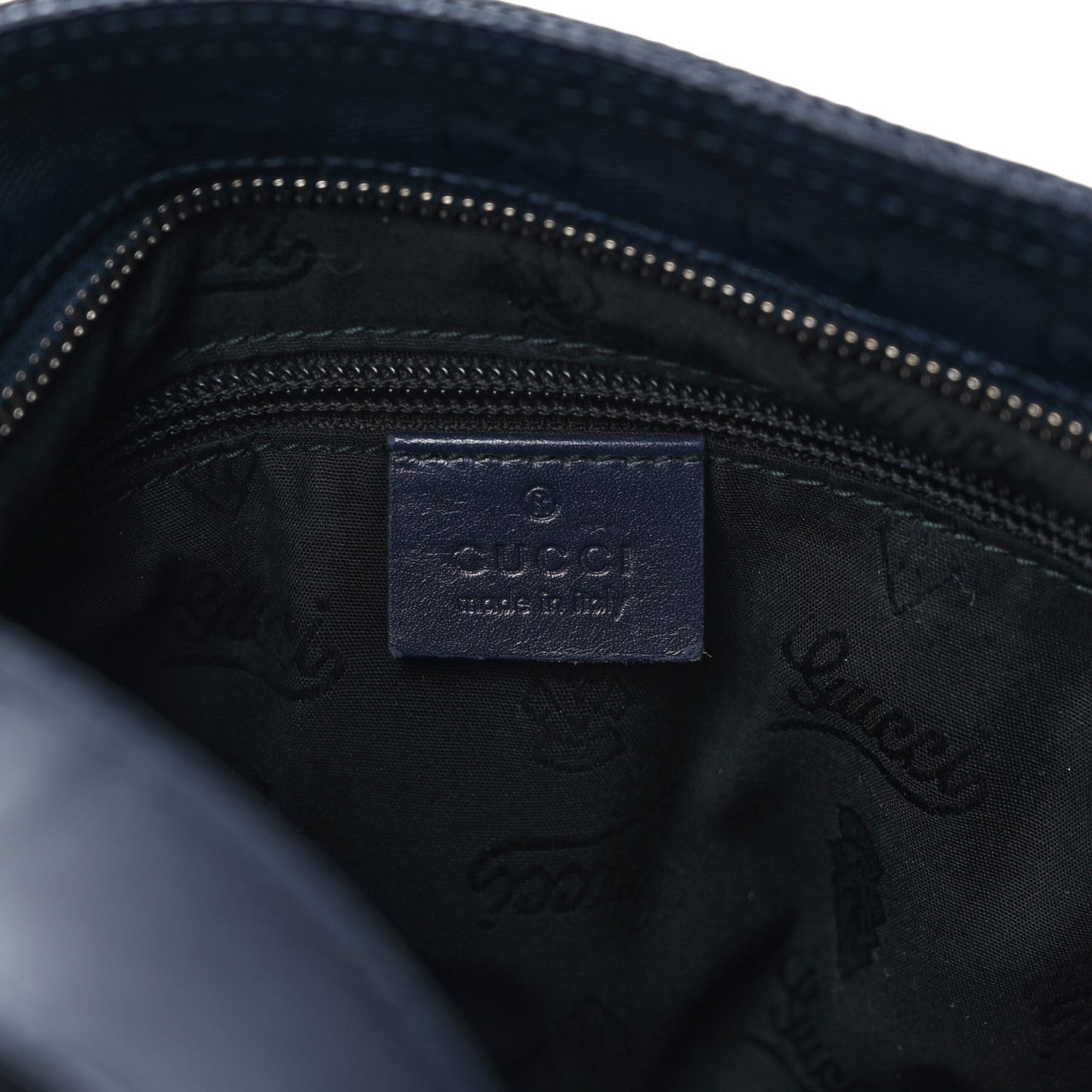 Imprime Monogram Medium Flat Messenger Bag Navy