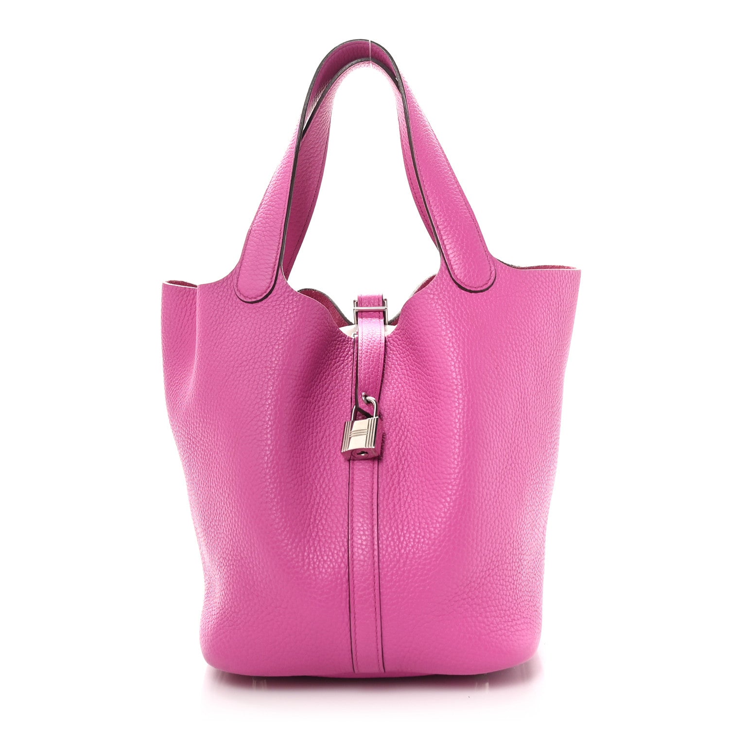 Hermes Taurillon Clemence Picotin Lock 22 MM Magnolia 1 of 10