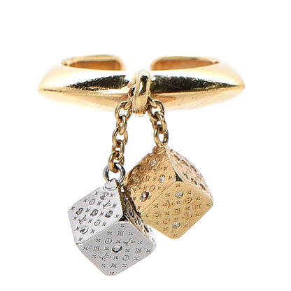 Louis Vuitton Luckygram Ring 6 Gold 1 of 8