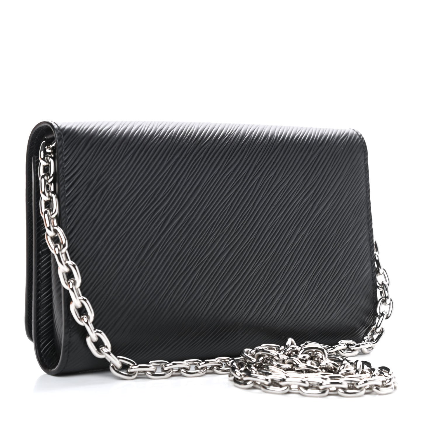 Epi Twist Chain Wallet Black