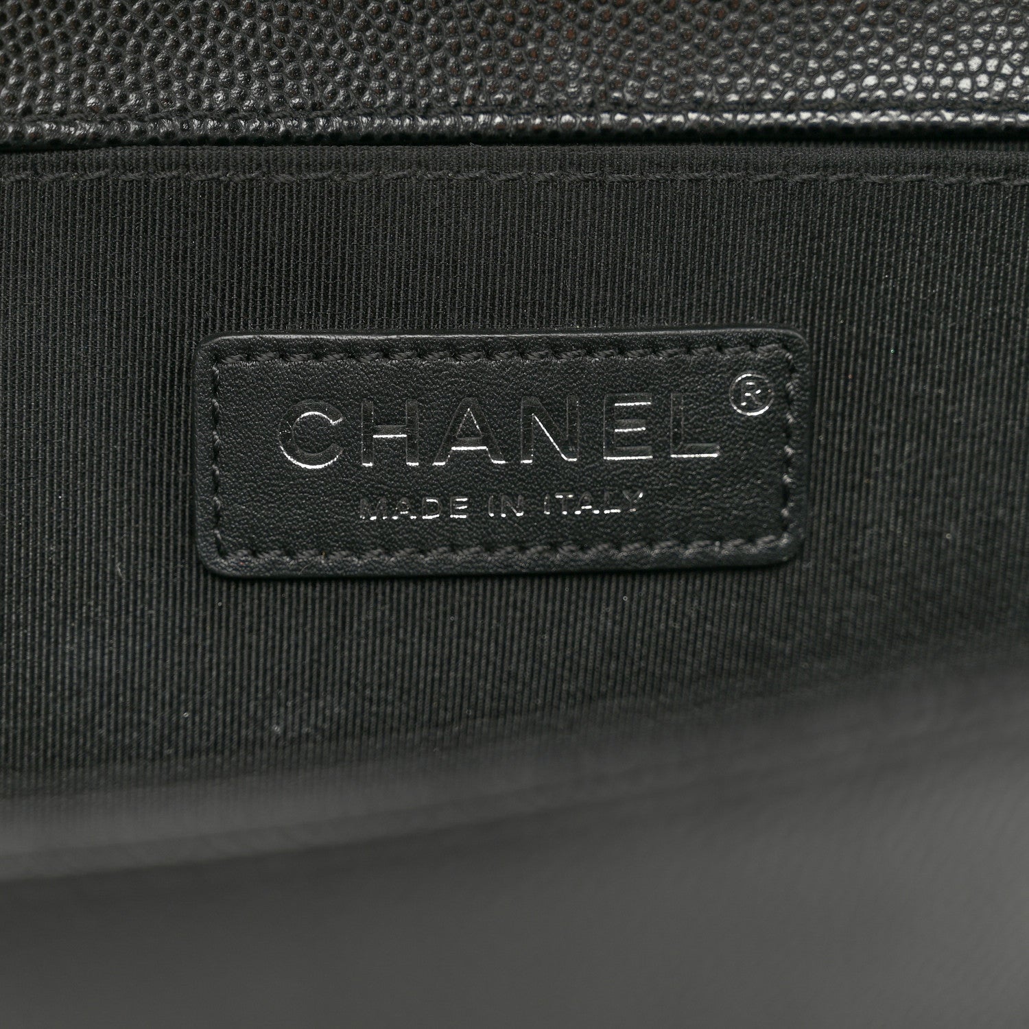 Chanel Caviar Quilted Medium Boy Flap Black 7 of 10
