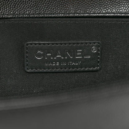 Chanel Caviar Quilted Medium Boy Flap Black 7 of 10