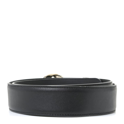 Gucci Calfskin Interlocking G 37mm Belt 85 34 Black 2 of 6