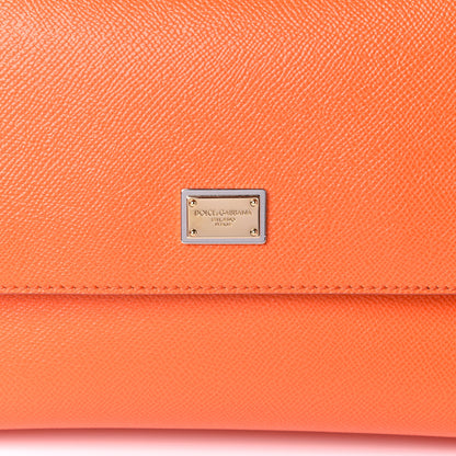 Dolce & Gabbana Dauphine Medium Miss Sicily Satchel Orange 7 of 7