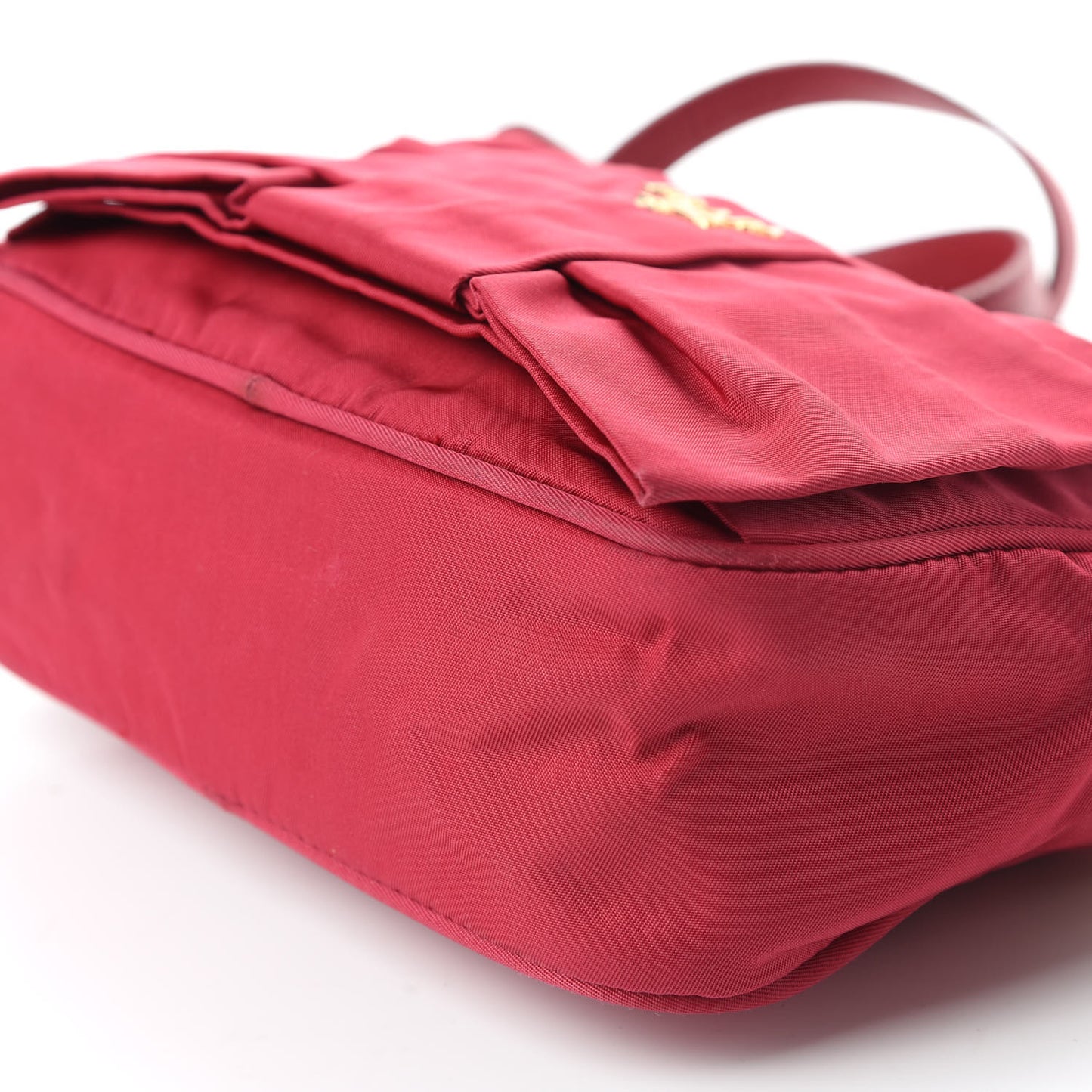 Tessuto Nylon Bow Camera Bag Fuxia