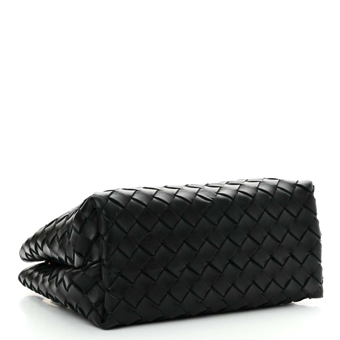 Nappa Intrecciato Small Andiamo Shoulder Bag Black