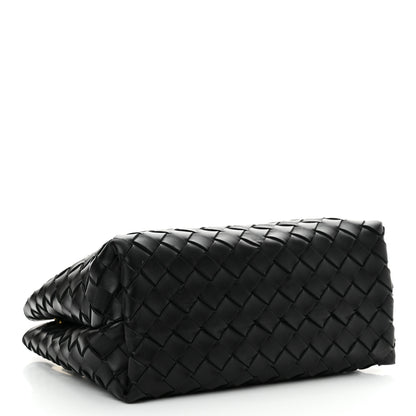 Bottega Veneta Nappa Intrecciato Small Andiamo Shoulder Bag Black 4 of 9