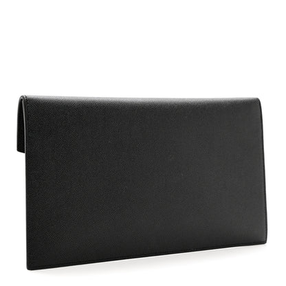 Saint Laurent Grain De Poudre Uptown Pouch Black 3 of 7